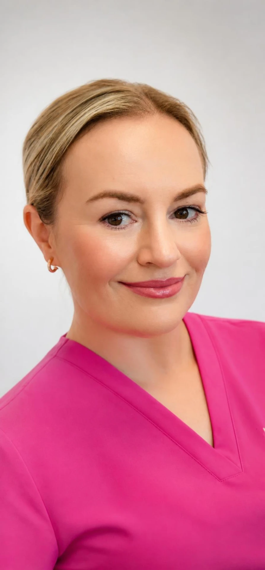 Mariana, dermal clinician and owner of Novae Advanced Skin Aesthetics Clinic, in her Brisbane clinic