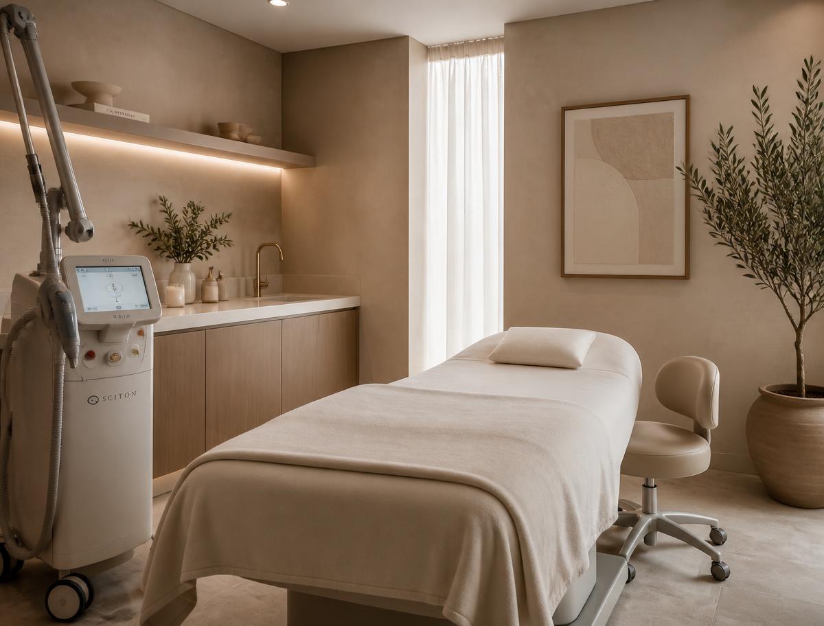 Private treatment studio at Novae Advanced Skin Aesthetics